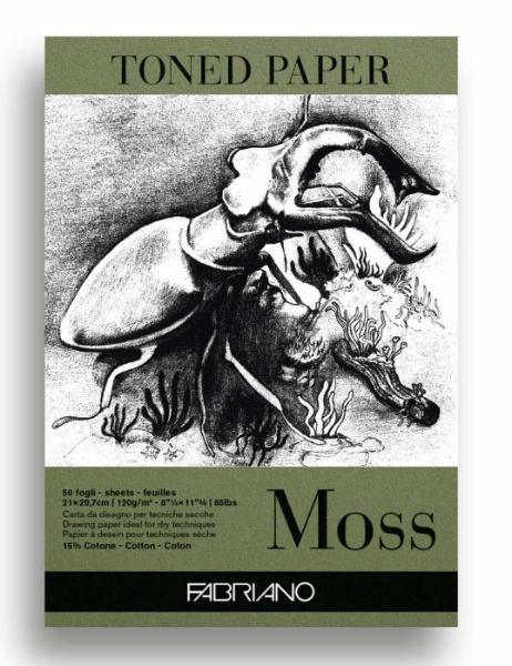 Picture of Fabriano toned paper pad A3 (MOSS)