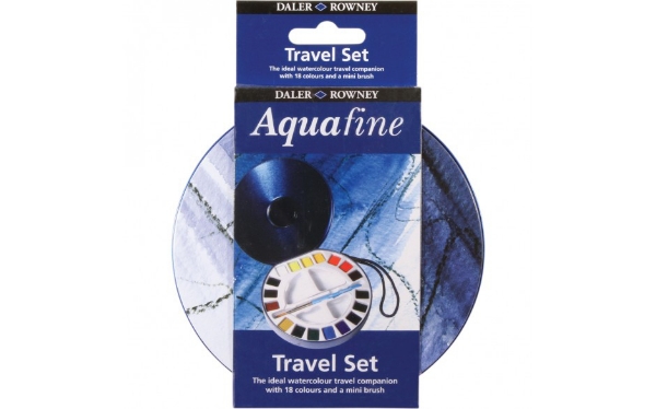 Picture of Daler Rowney Aquafine Watercolour Travel - Set of 18