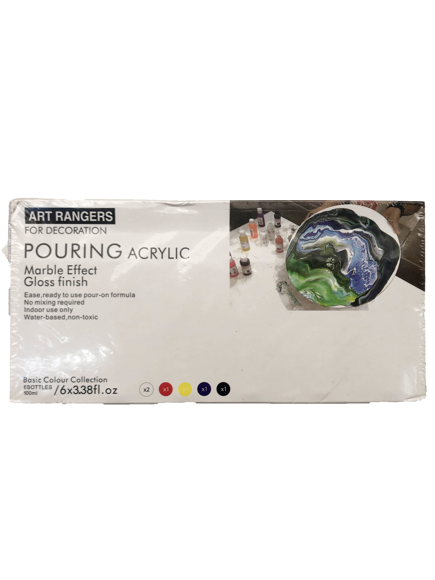 Art Range Pouring Acrylic Basic Colors Set