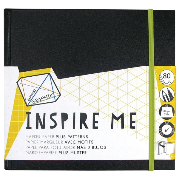 Picture of Derwent Graphik Inspire Me Book - Small 120gsm (80 Pages)