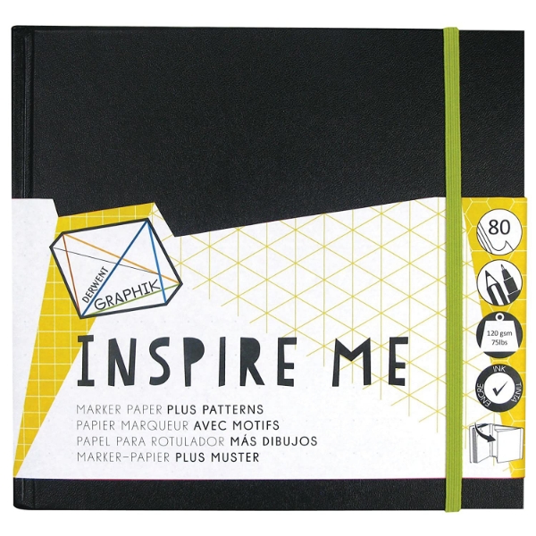 Picture of Derwent Graphik Inspire Me Book - Medium 120gsm (80 Pages)