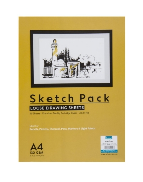 Picture of Scholar A4 130gsm Drawing Sheets Pack of 50