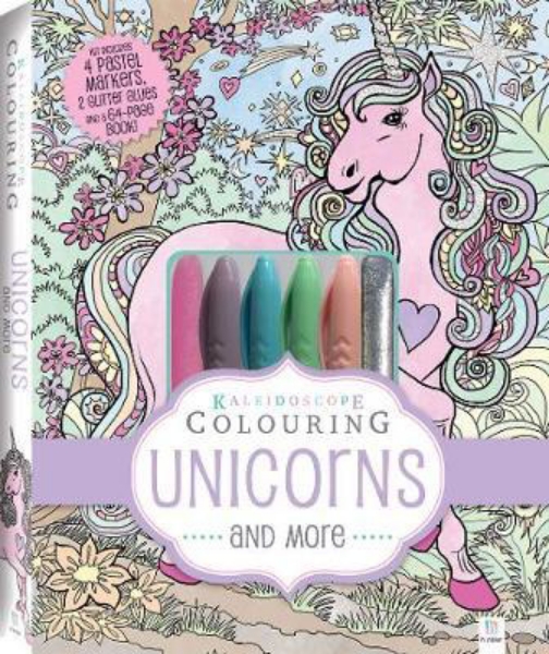 Picture of Hinkler Kaleidoscope Coloring Unicorns and More