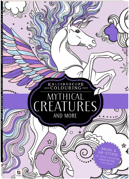 Picture of Hinkler Kaleidoscope Colouring Mythical Creatures