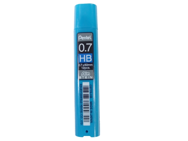 Picture of Pentel Ain Stein 0.7 mm x 60 mm HB Lead, Pack of 12 pcs (C277S-HB)