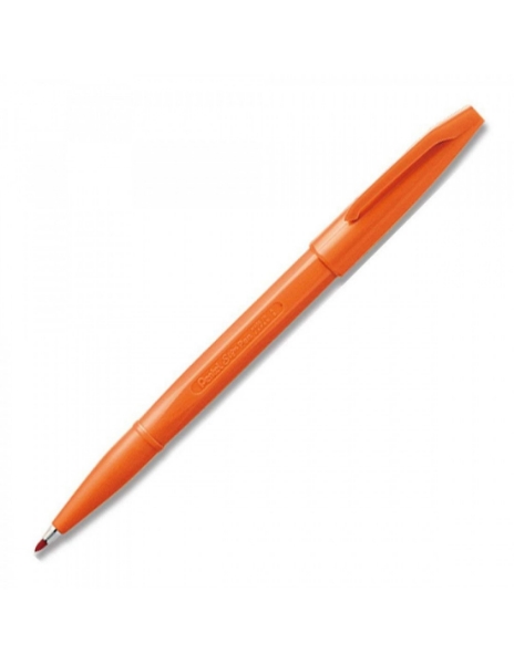 Picture of Pentel Artist Brush Sign Pen -Orange (SES15C-F)