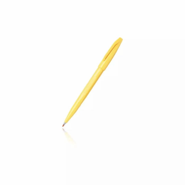 Picture of Pentel Sign Pen Fiber Tipped 2mm -Yellow (S520-G)