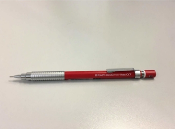 Picture of Pentel Graphgear 600 Mechanical Drafting Pencil- 0.7MM- Red (PG607-BX)