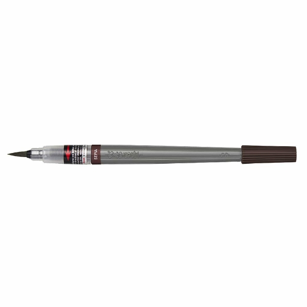 Picture of Pentel Arts Colour Brush Pigment -Sepia