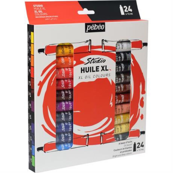 Picture of Pebeo Studio Huile XL Fine Oil Colours - Set of 24 (12ml)
