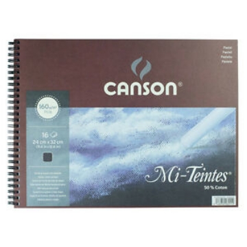 Picture of Canson MiTeintes Pad 160 gsm  Black  24x32cm