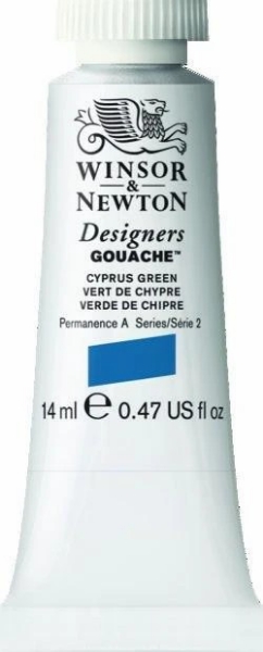 Picture of Winsor & Newton Designers' Gouache Cyprus Green - 14ml Tubes