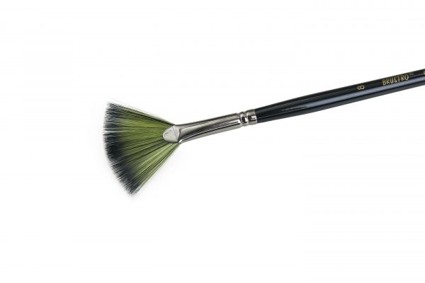 Picture of Brustro Greengold Fan Brush 1800 No.8