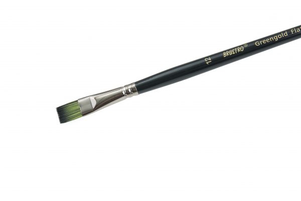 Picture of Brustro Greengold Flat Brush 1800 No.12