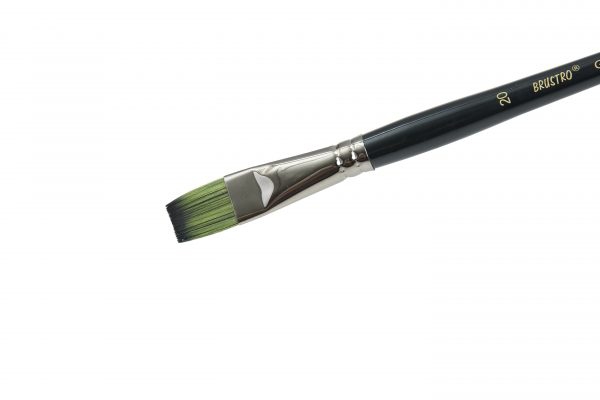 Picture of Brustro Greengold Flat Brush 1800 No.20