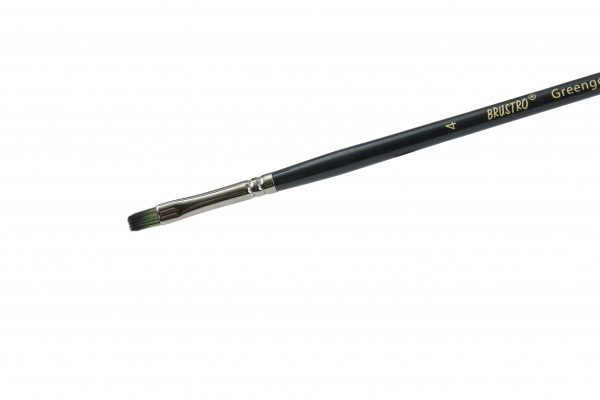 Picture of Brustro Greengold Flat Brush 1800 No.4