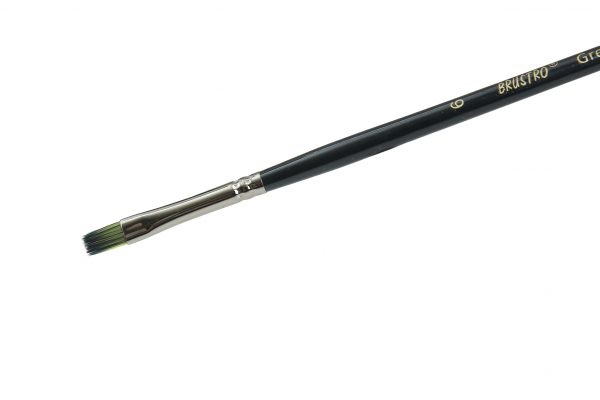 Picture of Brustro Greengold Flat Brush 1800 No.6