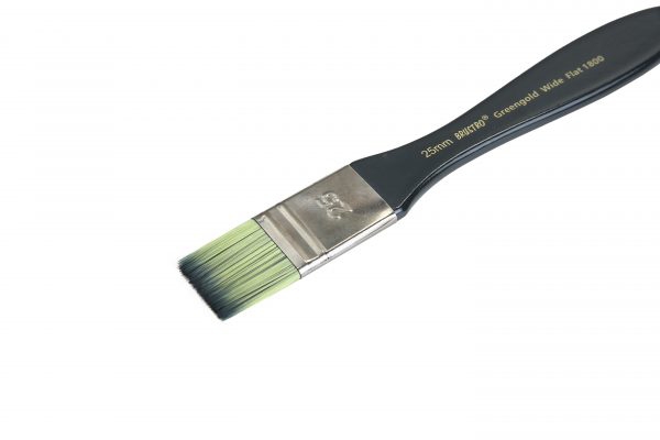 Picture of Brustro Greengold Wide Flat Brush 1800 No.25