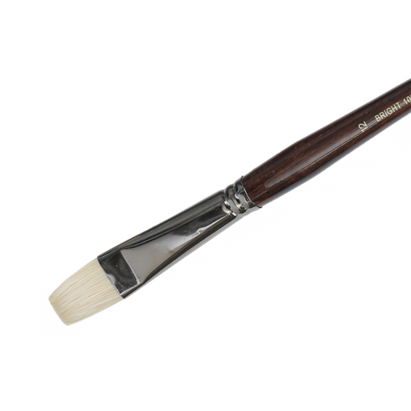 Picture of Brustro Series - 1008 White Bristle Bright Brush No.12