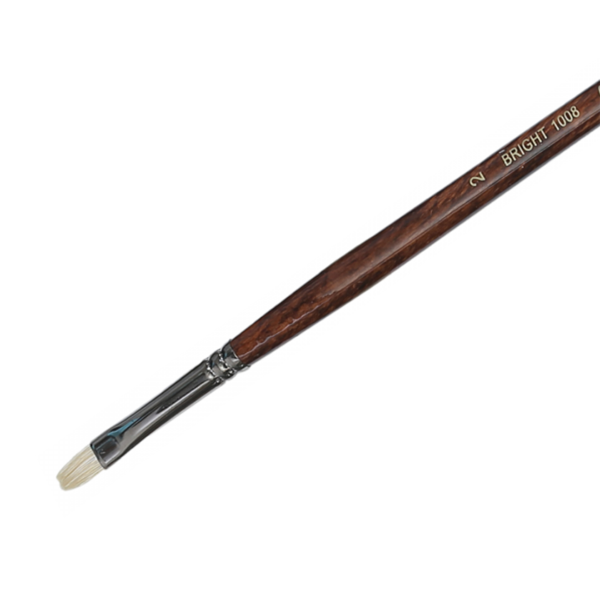 Picture of Brustro SR-1008 White Bristle Bright Brush No.2