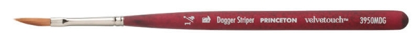 Picture of Princeton Velvetouch Mini Dagger Striper Brush - 3950 (Size 1/4)
