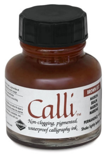 Picture of Daler Rowney Calligraphy Ink - Brown (29.5ml)