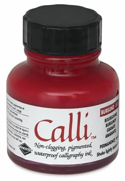Picture of Daler Rowney Calligraphy Ink - Burgundy (29.5ml)