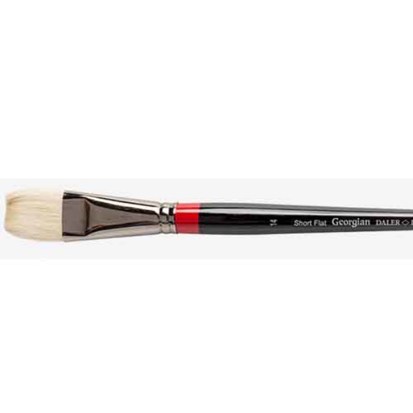 Picture of Daler Rowney Georgian Short Flat Brush - G36 (No.14)