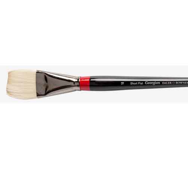 Picture of Daler Rowney Georgian Short Flat Brush - G36 (No.18)