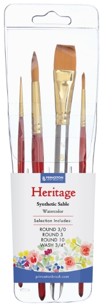 Picture of Princeton Heritage Brush 4050  Professional - Set of 4