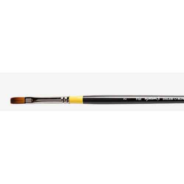 Picture of Daler Rowney System 3 Long Handle Flat Brush - No.2 (SY44)
