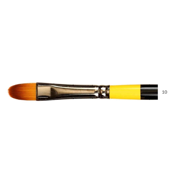 Picture of Daler Rowney System 3 Long Handle Filbert Brush - No.10 (SY42)