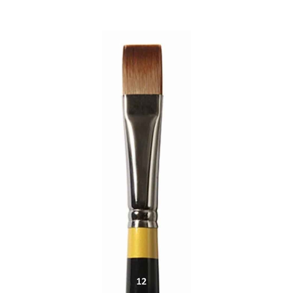 Picture of Daler Rowney System 3 Long Handle Bright Brush - No.12 (SY41)