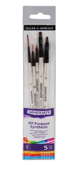 Picture of Daler Rowney Graduate Detail Brush - Set of 5