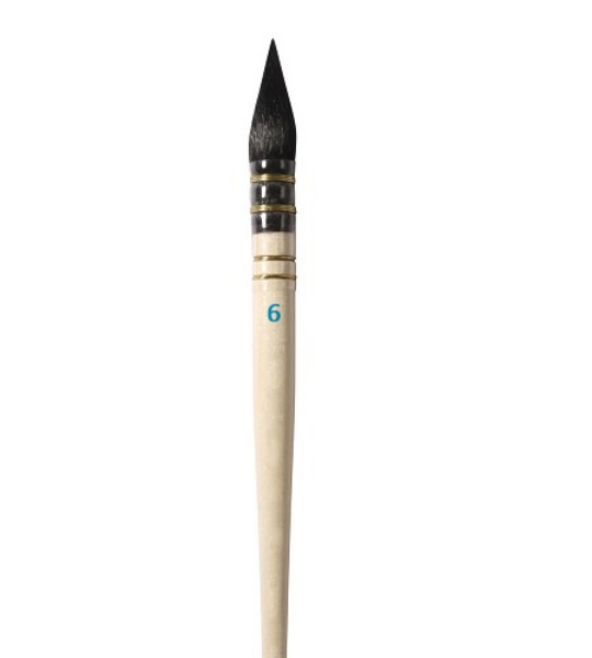 Picture of Daler Rowney Aquafine Pointed Wash Brush - AF24 (No.6)