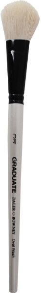 Picture of Daler Rowney Graduate Goat Oval Wash Brush - No.3/4