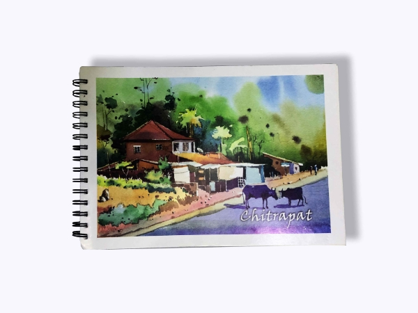Picture of Chitrapat Watercolour Sketchbook (SPIRAL) A4 270gsm Matte 25 Sheets (Including Shipping Charges)