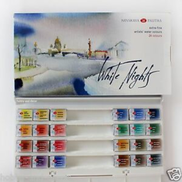 Picture of White Nights Artists Water Colours  Set of  24