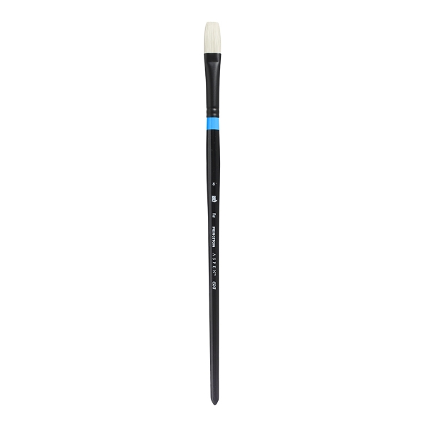 Picture of Princeton Aspen Long Handle Flat Brush - 6500 (Size 8)