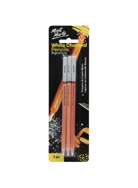 Picture of Mont Marte White Charcoal Pencil - Set of 3