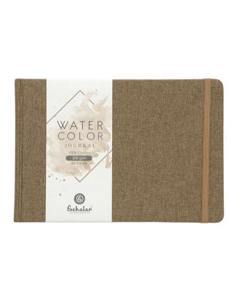 Picture of Scholar WaterColour Journal Book A5 200gsm-34 shts