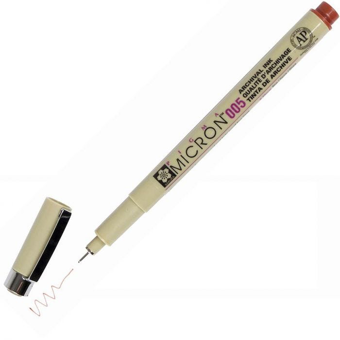 01 brown pigma pen