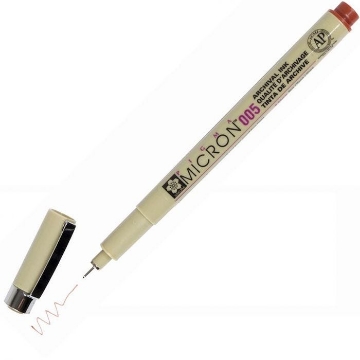 PIGMA MICRON Sakura Pigment Ecriture Pointe Superfine SEPIA,003 .003. 005. 005 ESTOMPE