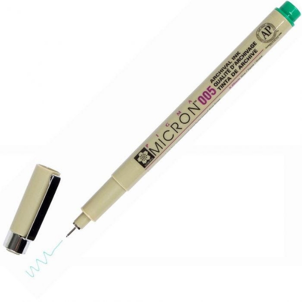 Picture of Sakura Pigma Micron Pen - 005 (Green)