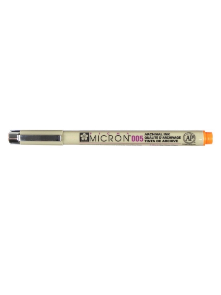 Picture of Sakura Pigma Micron Pen - 005 (Orange)