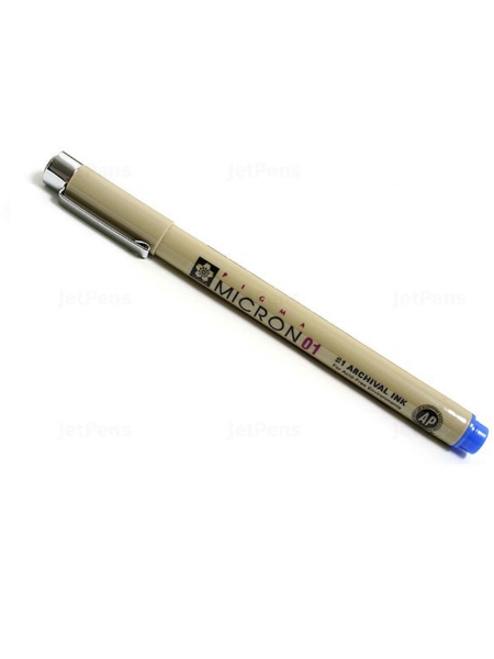 Picture of Sakura Pigma Micron Pen - 01 (Blue)