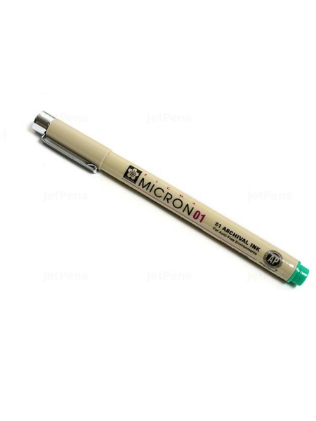 Picture of Sakura Pigma Micron Pen - 01 (Green)