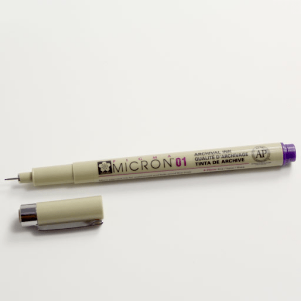 Picture of Sakura Pigma Micron Pen - 01 (Violet)