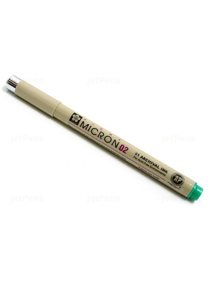 thumbnail image 2 of Sakura Pigma Micron Pen - 0.45mm Fine Point Green Ink For Drawing & Writing 2 of 13