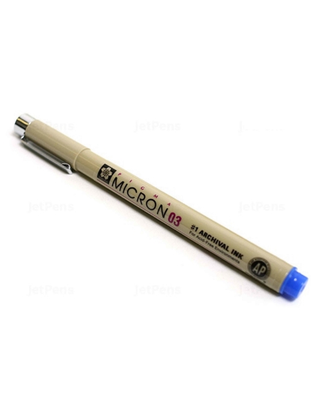 Picture of Sakura Pigma Micron Pen - 03 (Blue)